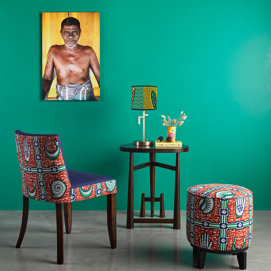 Abidjan Pouffe, Stool