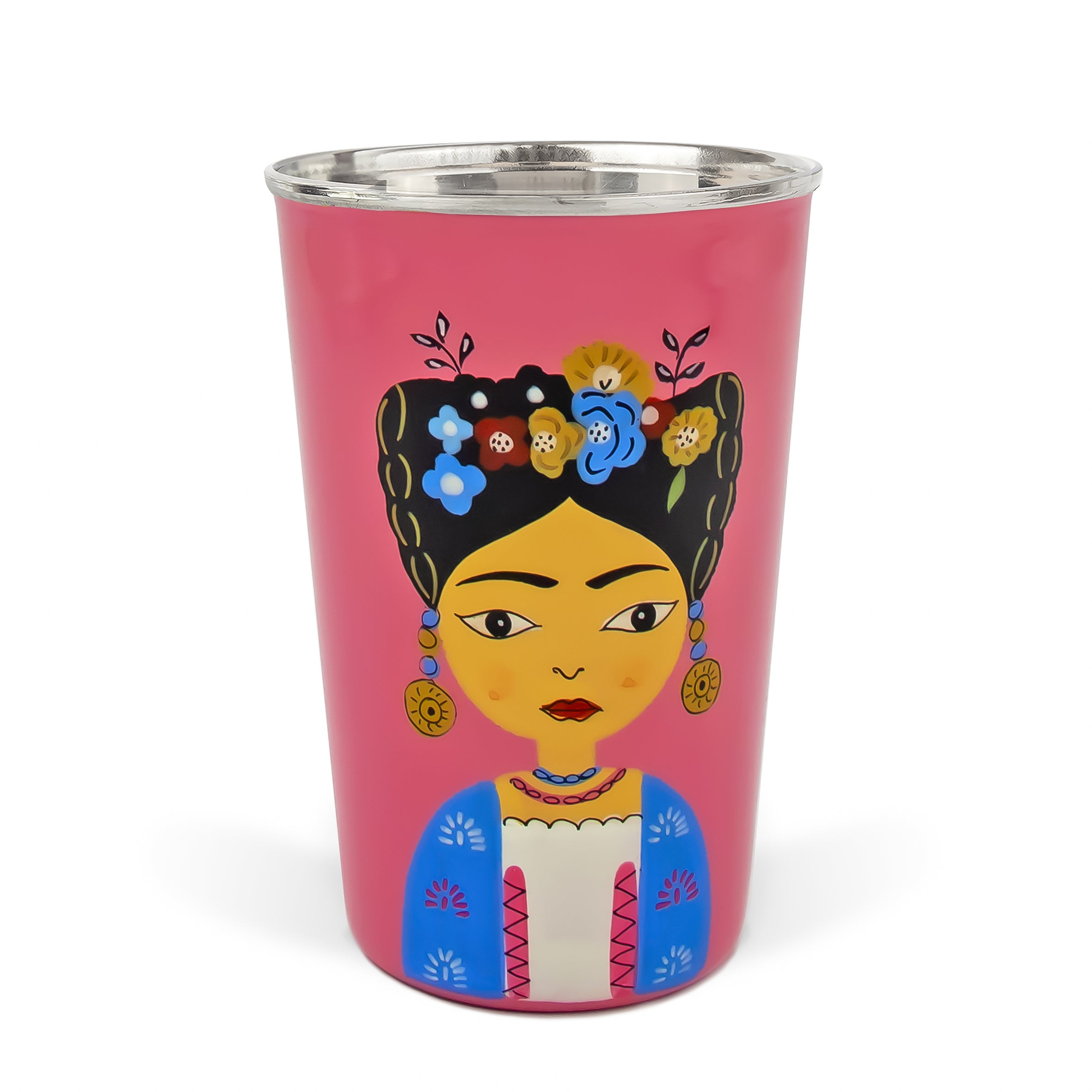 Pink Portrait Tumbler