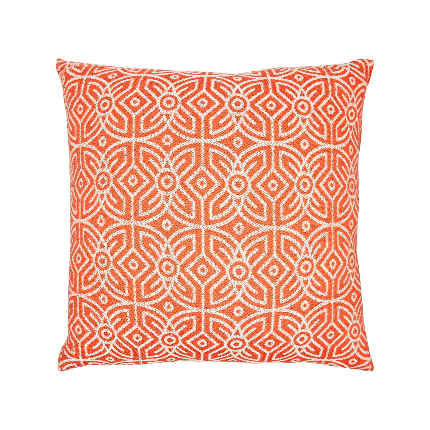 Coral Woven 'Fawahodie' Cushion