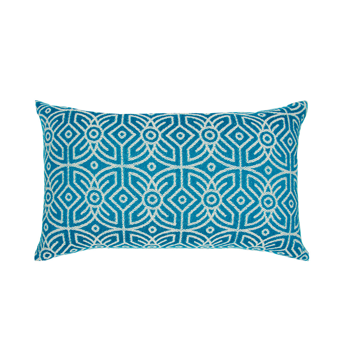 Turquoise Woven 'Fawahodie' Cushion