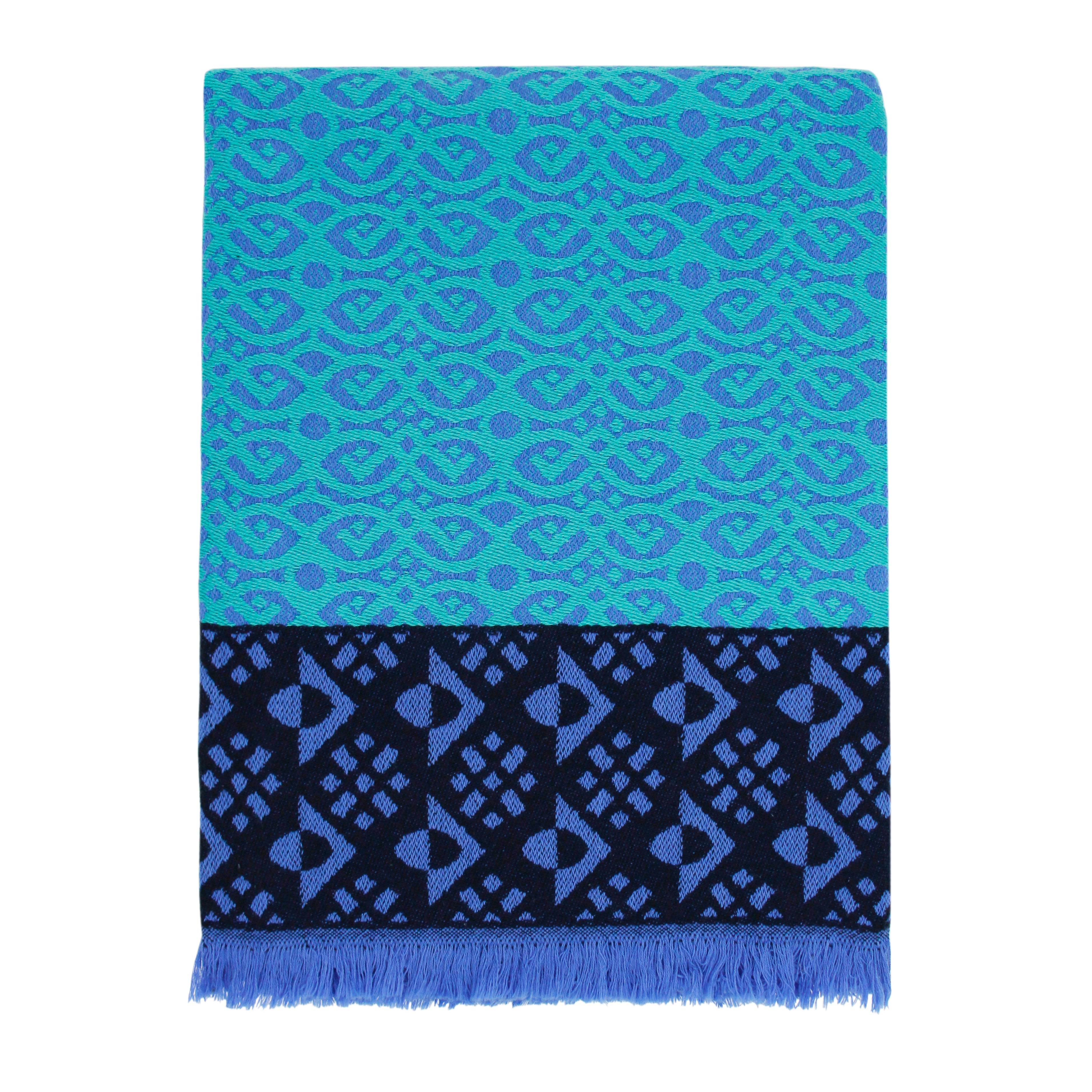 Turquoise 'Thagzo' Throw