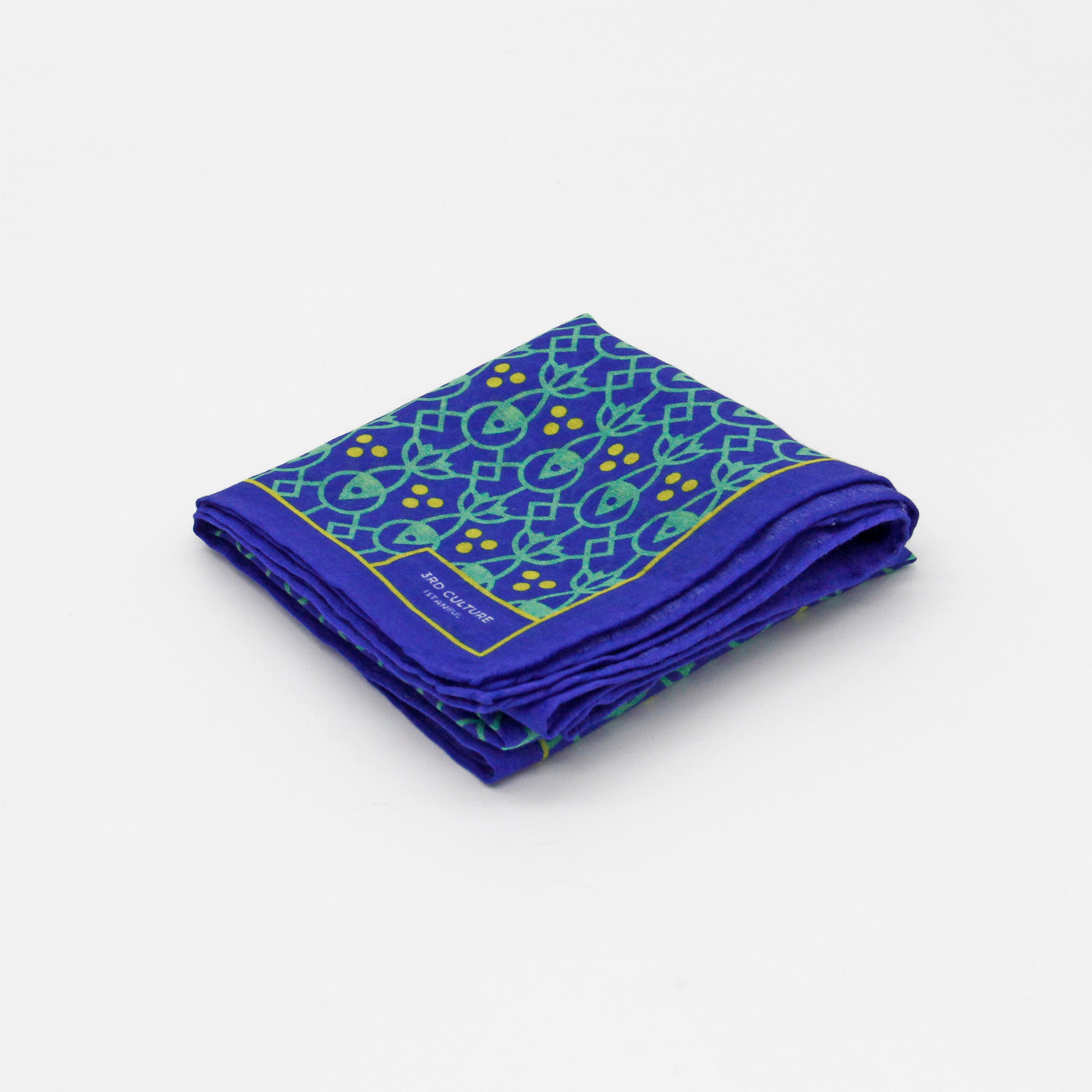 Tanzanite 'Mahi' Pocket Square