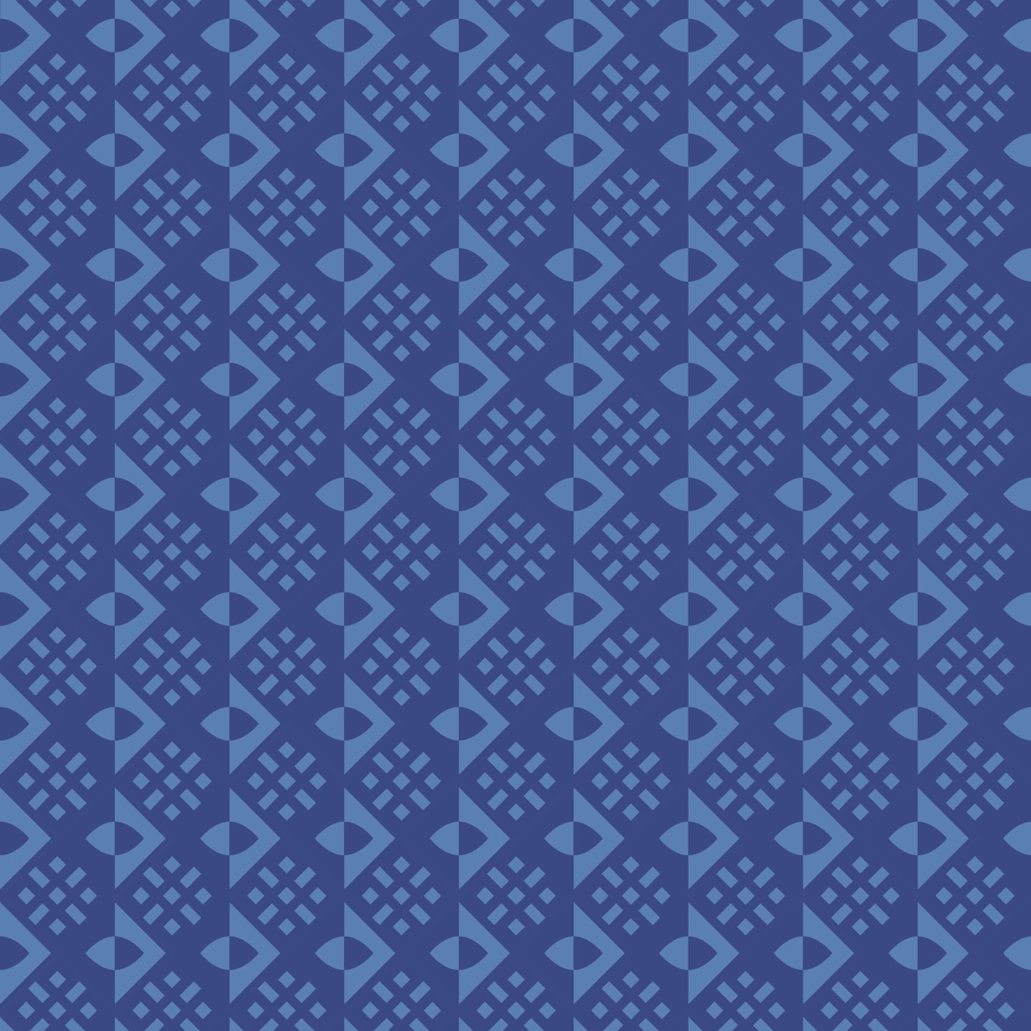 Blue 'Chichen Itza' Wallpaper