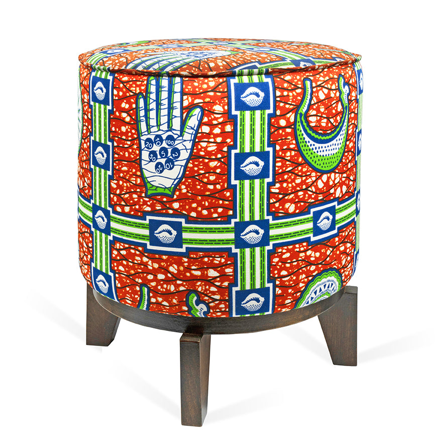 Abidjan Pouffe, Stool