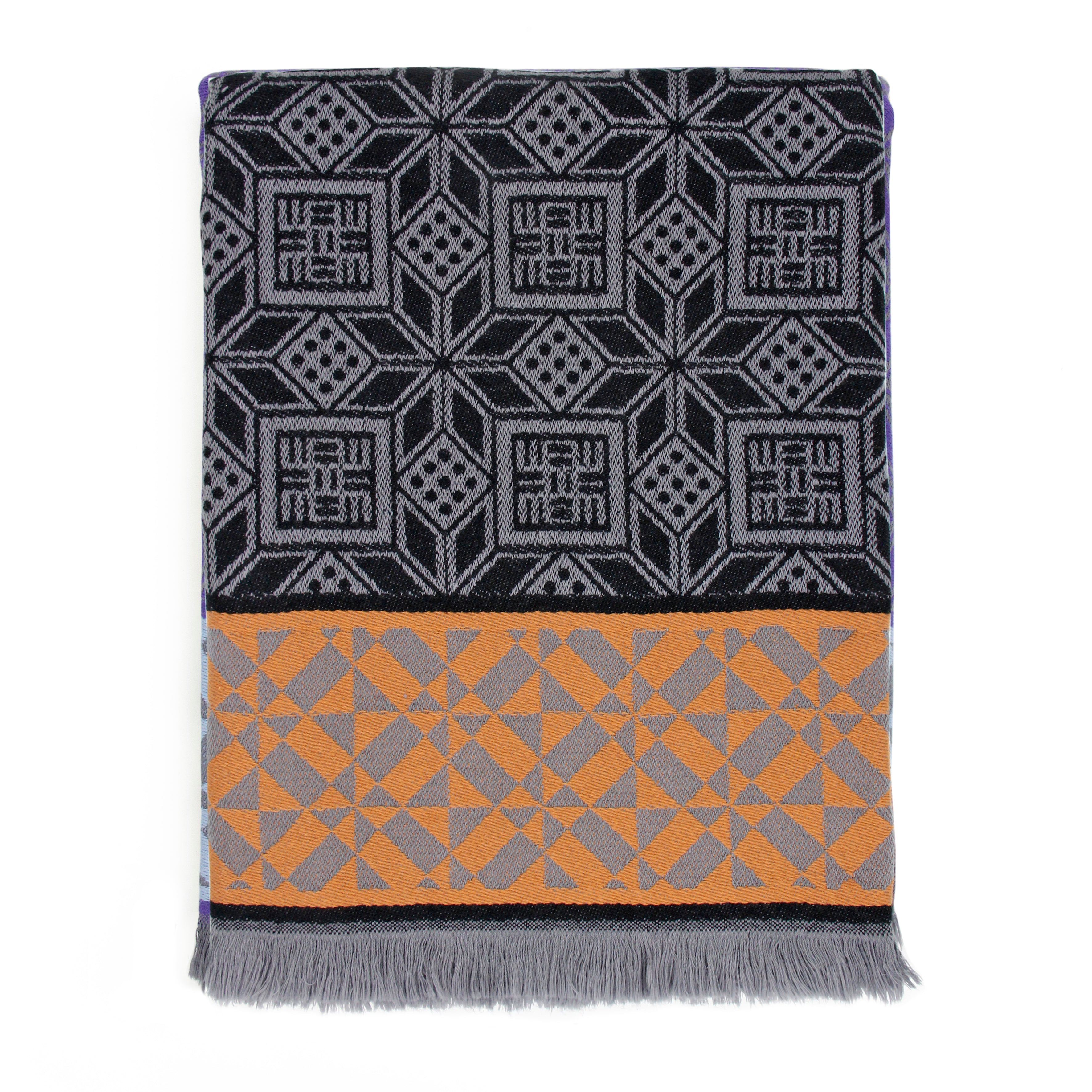 Black 'Antioch' Throw