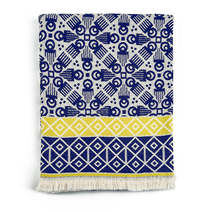 Navy 'Duafe' Throw