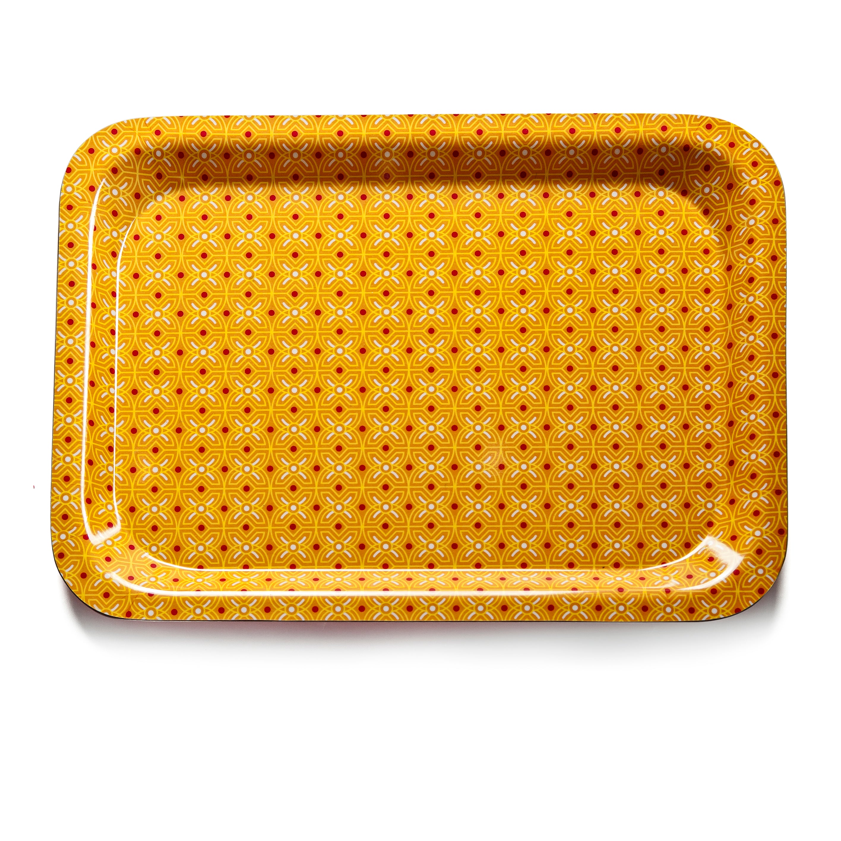 Yellow 'Fawohodie' Coffee Tray