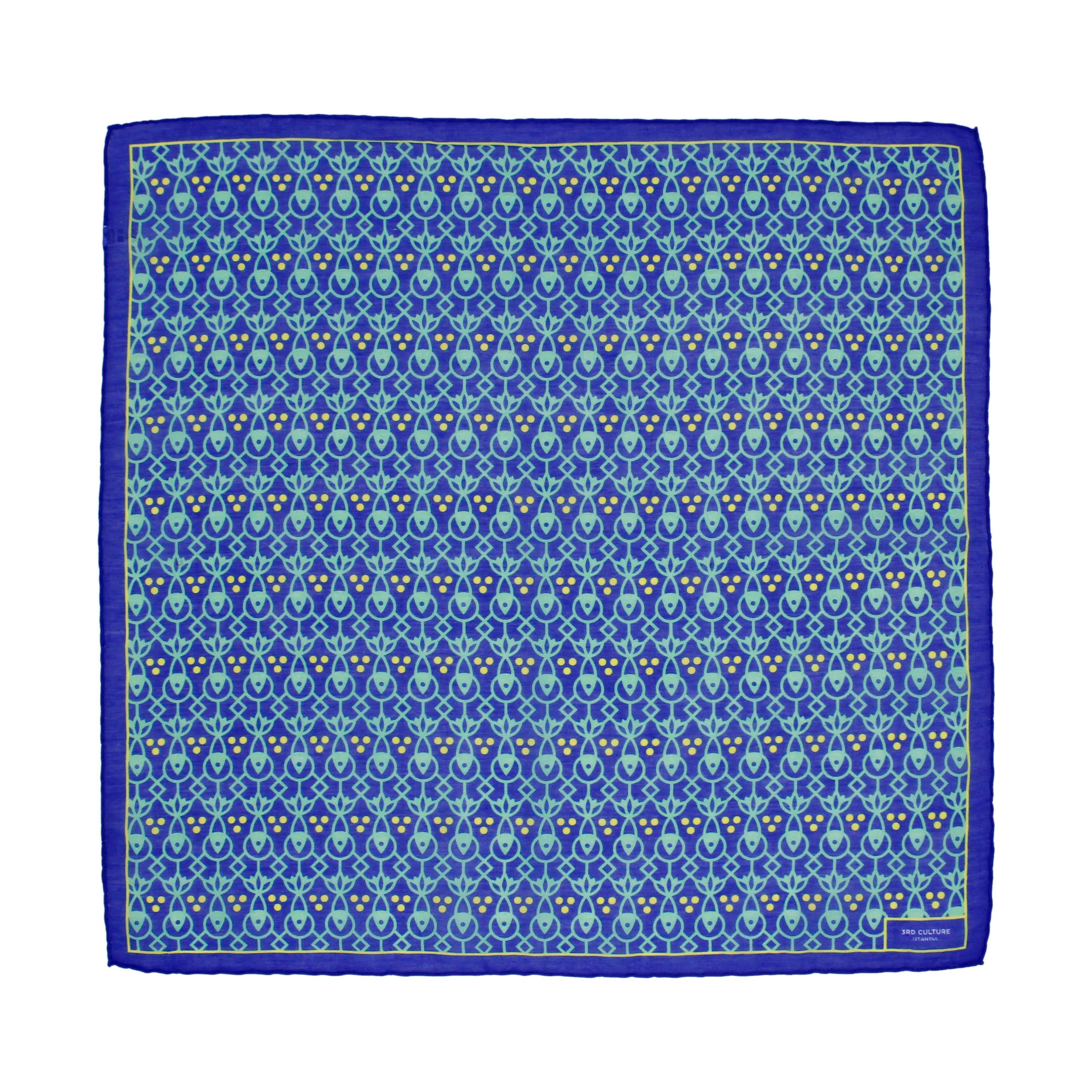 Tanzanite 'Mahi' Pocket Square