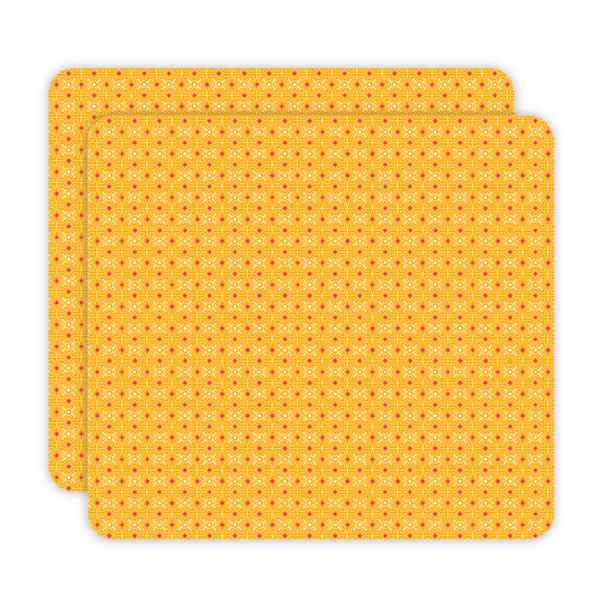 Yellow 'Fawahodie' Placemat Set